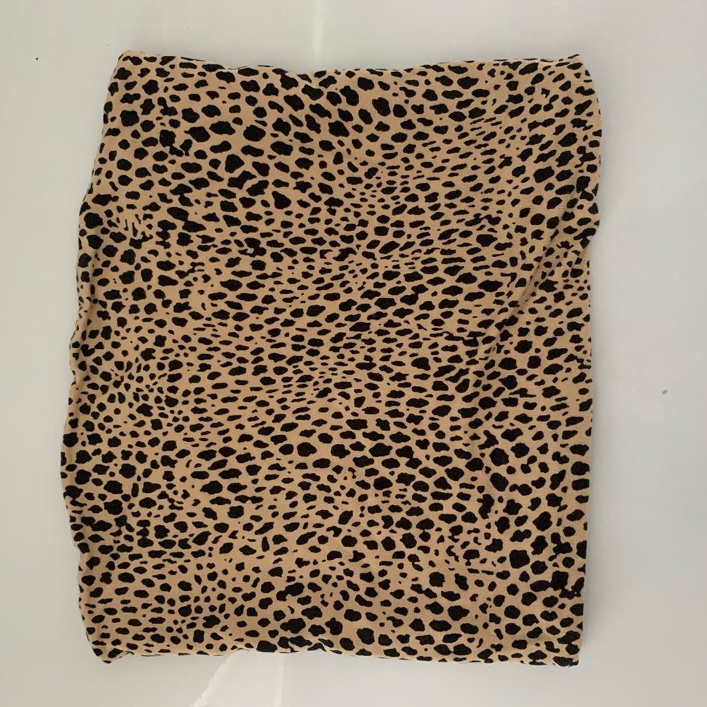 Cheetah print tube top